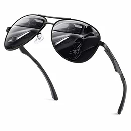 Piloten Sonnenbrille Herren Pilotenbrille Herren Polarisiert Pilot Flieger MOS1