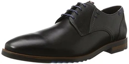 Herren Deno Derbys, Schwarz (Schwarz/Blue), 43 EU