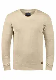 Blend Lasse 20703348ME Strickpullover, Größe:M, Farbe:Sand Mix (70810)