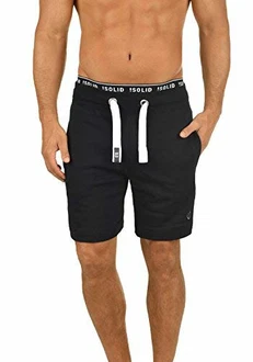 !Solid BennShorts Herren Sweatshorts Kurze Hose Jogginghose Mit Fleece-Innenseite Und Kordel Regular Fit Black (9000) !Solid BennShorts Herren Sweatshorts Kurze Hose Jogginghose Mit Fleece-Innenseite Und Kordel Regular Fit Black (9000)