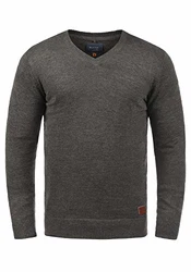 Blend Strickpullover Lasse 20703348ME Pewter Mix (70817)