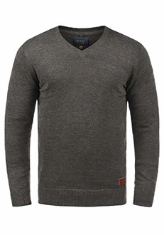 Blend Strickpullover Lasse 20703348ME Pewter Mix (70817)
