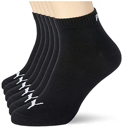 PUMA Herren Quarters Sportsocken 6er Pack, Schwarz, 39-42