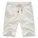 AIYINO Herren Leisure Fit Shorts in Verschiedenen Farben (Medium, Weiß)