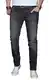 ALESSANDRO SALVARINI Herren Slim Fit Jeans Hose Denim Stretch-Jeans Jeanshose Washed [AS030 - Dunkelgrau - W32 L32]