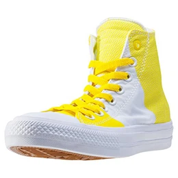 Unisex-Erwachsene Chuck Taylor All Star II Hohe Sneaker, Gelb (Fresh Yellow/White/White), 37.5 EU