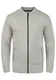 !Solid Taras Herren Sweatjacke Cardigan Ohne Kapuze Mit Reißverschluss Kleinem Stehkragen Und Fleece-Innenseite, Größe:M, Farbe:Light Grey Melange (8242)