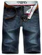 Valuker N6061 Herren Jeans Shorts Sommer Kurze Hose Dunkelblau-42
