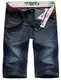 Valuker N6061 Herren Jeans Shorts Sommer Kurze Hose Dunkelblau-32