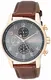 Hugo Boss Herren Chronograph Quarz Armbanduhr mit Lederarmband 1513496