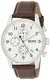Hugo Boss Herren Chronograph Quarz Armbanduhr mit Lederarmband 1513495