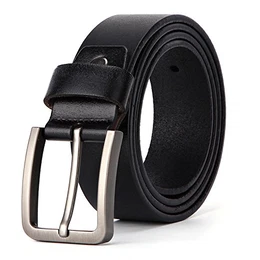 Herren Edel Gürtel Business Gürtel Leder Gürtel Cool Herrengürtel Jeansgürtel Metall Retro Breite Gürtel Dornschließe Gürtel