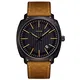 Herren-Armbanduhr - VOEONS - Analog Quarz Braun Leder Casual Herren-Uhren mit elegantem und zeitlosem Design LA6021
