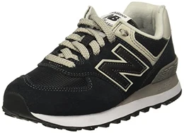 New Balance Damen 574v2 Core Sneaker, Schwarz (Black), 43 EU