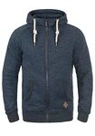 !Solid Vitu Herren Sweatjacke Kapuzenjacke Hoodie Mit Kapuze Und Reißverschluss Insignia Blue Melange (8991)