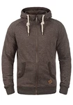 !Solid Vitu Herren Sweatjacke Kapuzenjacke Hoodie Mit Kapuze Und Reißverschluss Kaffeebohne meliert (8973)