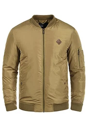 !Solid Park Herren Bomberjacke Übergangsjacke Jacke Mit Stehkragen, Größe:M, Farbe:Ermine (5944)