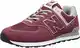 New Balance Herren ML574V2 Sneaker, Burgundy, 43 EU