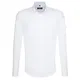 Seidensticker Slim Herren Langarm Bügelfrei Stretch Formal Hemd, Weiß (Weiß 01), 36