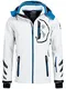 Geographical Norway Herren Softshelljacke Terouma abnehmbare Kapuze white/blue XL