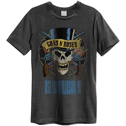 Amplified Herren T-Shirt Guns N Roses use your Illusion - charcoal , Größe:XXL