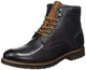 bugatti Herren 321345302200 Klassische Stiefel, Schwarz, 42 EU