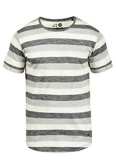 !Solid Thicco Herren T-Shirt Kurzarm Shirt Mit Streifen Und Rundhalsausschnitt Schwarz (9000) !Solid Thicco Herren T-Shirt Kurzarm Shirt Mit Streifen Und Rundhalsausschnitt Schwarz (9000)
