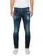 Replay Herren Anbass Back Zip Slim Jeans, Blau (Mid Blue/Destroyed 9), 31W / 34L