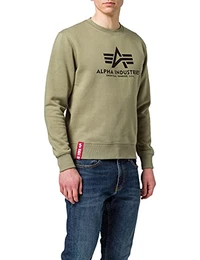 Herren 178302 Sweatshirt, Olive, M Regular
