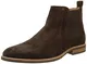 Tommy Hilfiger Herren Essential Suede Chelsea Boot, Braun (Coffee Bean), 44 EU (10 UK)