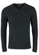 Tommy Hilfiger Herren CORE Cotton-Silk Vneck Pullover, Schwarz (Flag Black 032), Medium