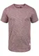 !Solid Figos Herren T-Shirt Kurzarm Shirt Mit Rundhalsausschnitt Aus 100% Baumwolle, Größe:M, Farbe:Wine Red (0985)