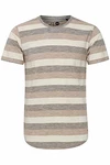 !Solid Thicco Herren T-Shirt Kurzarm Shirt Mit Streifen Und Rundhalsausschnitt Dusty Oliv (3784)