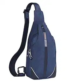 Anti-Diebstahl Sling Bag für Damen und Herren Brusttasche Hippie Crossbody Bag Multipurpose Daypack