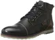 s.Oliver Herren 16211 Combat Boots, Schwarz (Black), 43 EU