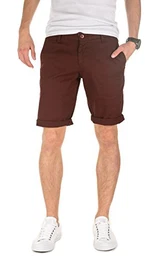 Chino Shorts Herren Penta - Männer Kurze Hosen - braune Sommer Hose beige Bermuda, Braun (Bitter Chocolate 191317), W31