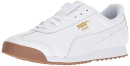 Herren Roma Sneaker, Weiß-Teamgold, 43 EU
