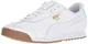 PUMA Herren Roma Sneaker, Weiß-Teamgold, 43 EU