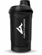Eiweiß Shaker 800 ml mit Sieb - ORIGINAL Fitness Mixer - Protein Shaker auslaufsicher - BPA frei, Mit Skala für cremige Whey Proteinpulver Shakes, Protein Isolat und BCAA Konzentrate in Schwarz Deluxe