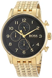 BOSS Herren Quarz Armbanduhr mit Edelstahlarmband 1513531