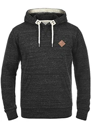 !Solid Kevin Herren Kapuzenpullover Hoodie Pullover Mit Kapuze Und Fleece-Innenseite, Größe:M, Farbe:Black (9000)