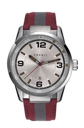 Herren-Armbanduhr ES109441001, Rot/Grün