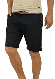 !Solid Montijo Chino Shorts Bermuda Kurze Hose Mit Gürtel Aus Stretch-Material Regular Fit, Größe:M, Farbe:Black (9000)
