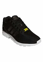 Herren Adidas ZX Flux M19840 Sneaker, Schwarz (Black/Black/White), 44 EU