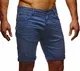 Leif Nelson Herren Jeans Shorts LN1398; W33; Blau