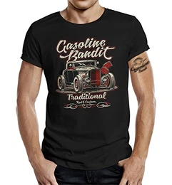 Rockabilly Hot-Rod RacerT-Shirt original Design: Traditional Größe M