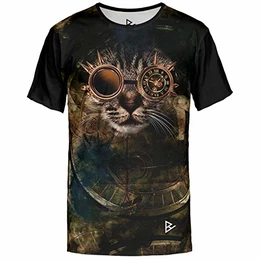 Blowhammer T-Shirt Herren - Steam Cat - M