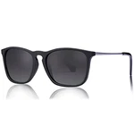 Carfia Vintage Polarisierte Sonnenbrille UV400 Schutz Ultraleicht Rahmen Schwarz