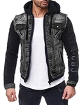 Cipo & Baxx Herren Jeans Jacke Schwarz
