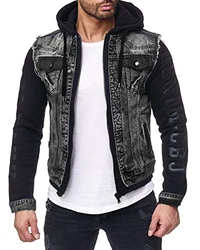 Cipo & Baxx Herren Jeans Jacke Schwarz
